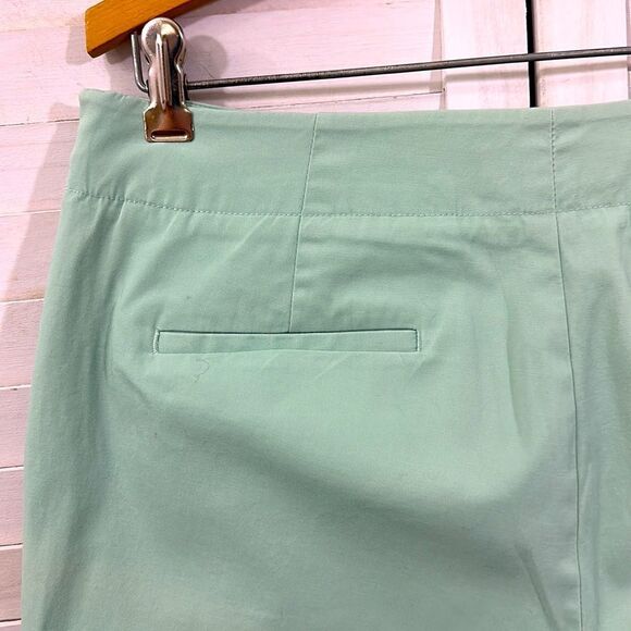 Talbots Crop Pants Size 10 Heritage Mint Green - Picture 8 of 12